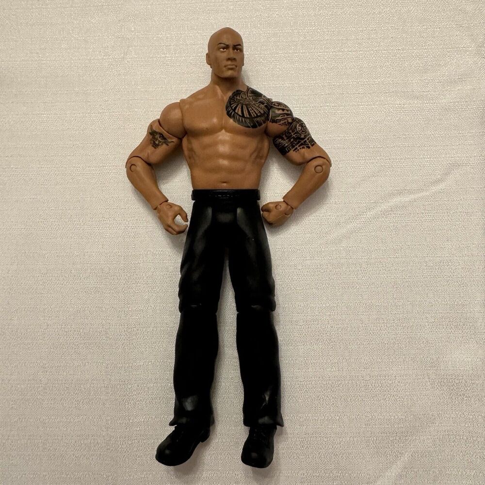 2011 Mattel WWE Wrestling Basic K-Mart Exclusive Triple Threat Match The Rock